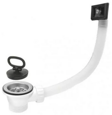 Válvula para Pia Inox 3" com Escape Tramontina - Thony Ferragem