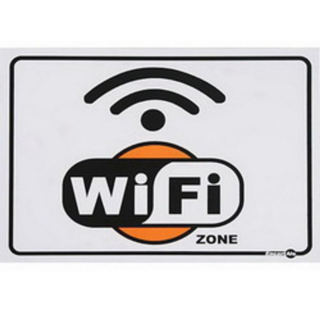 Placa Wi Fi 20x15cm - Thony Ferragem