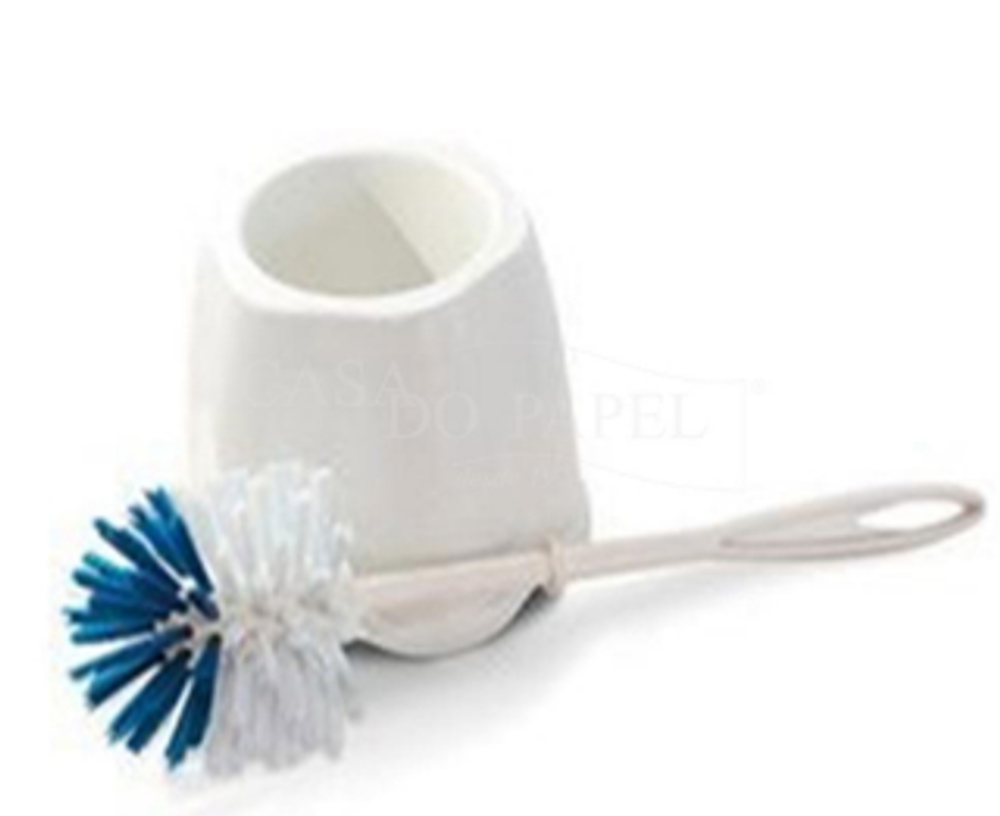 Escova Sanitaria C/ Suporte Branca .... - Thony Ferragem