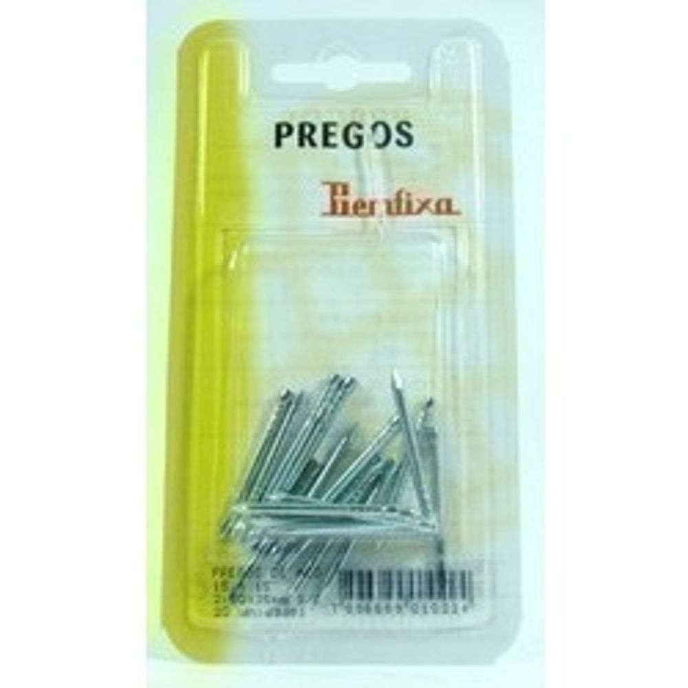 Cartela Prego Aco 2,40 X 35mm S/ Cabeca C/ 20pc - Thony Ferragem