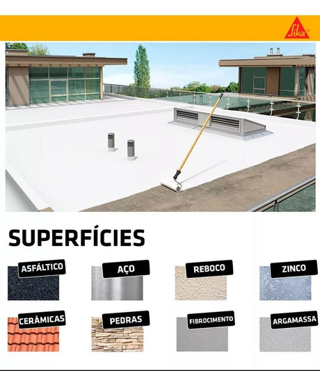 Sikafill Rapido Branco 3,6lt - Thony Ferragem