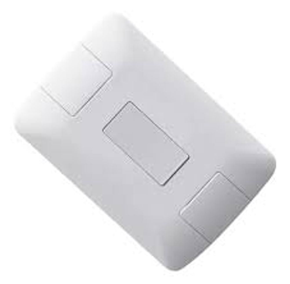 Conjunto 1 Interruptor Simples Aria 4x2 Branco - Thony Ferragem