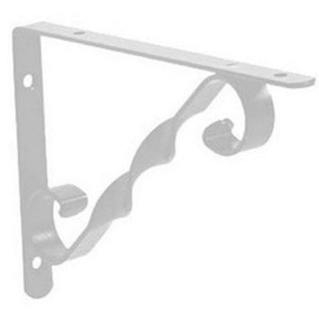 Suporte Decorado 20cm Branco Mao Francesa - Thony Ferragem