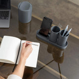 Porta Escova de Dente Light Gray Serene Coza - Thony Ferragem