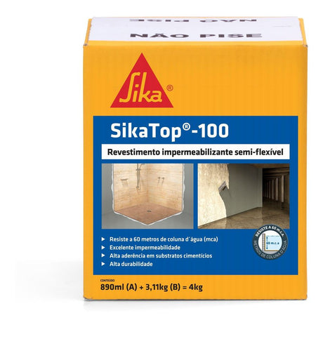 Sikatop 100 4kg - Thony Ferragem