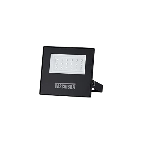 Refletor TR LED 20W Slim 3000K Preto Taschibra