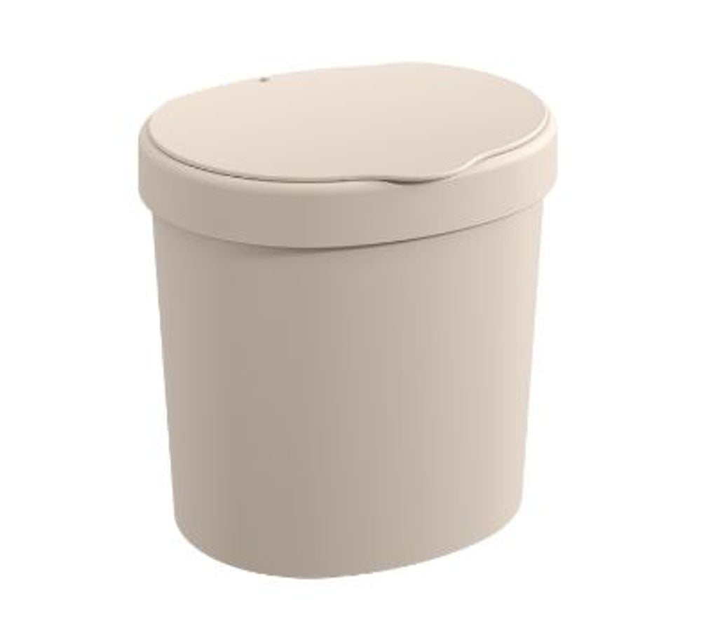 Lixeira Com Tampa  2,5l Areia Coast Coza