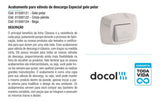 Acabamento P/ Valvula Descarga Especial- Gelo Docol - Thony Ferragem