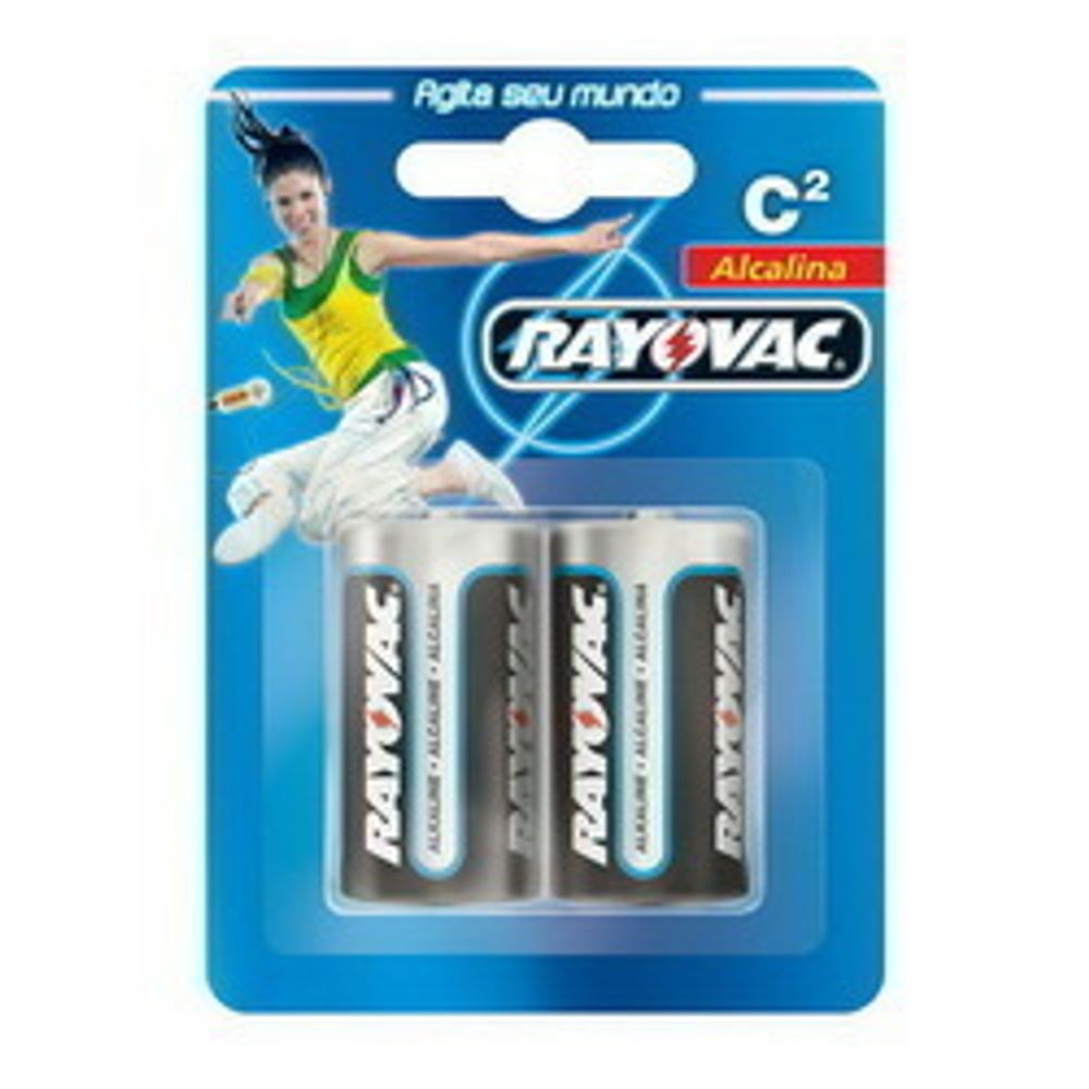 Pilha Alcalina Media Cartela C/ 2pc (C2) - Thony Ferragem