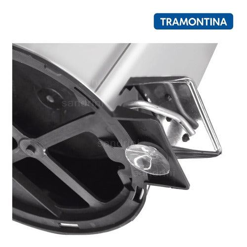 Lixeira Inox Com Pedal Em Aço 5l Tramontina