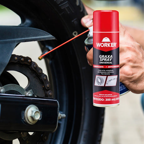 Lubrificante Graxa Spray Lítio 300ml  Worker - Thony Ferragem