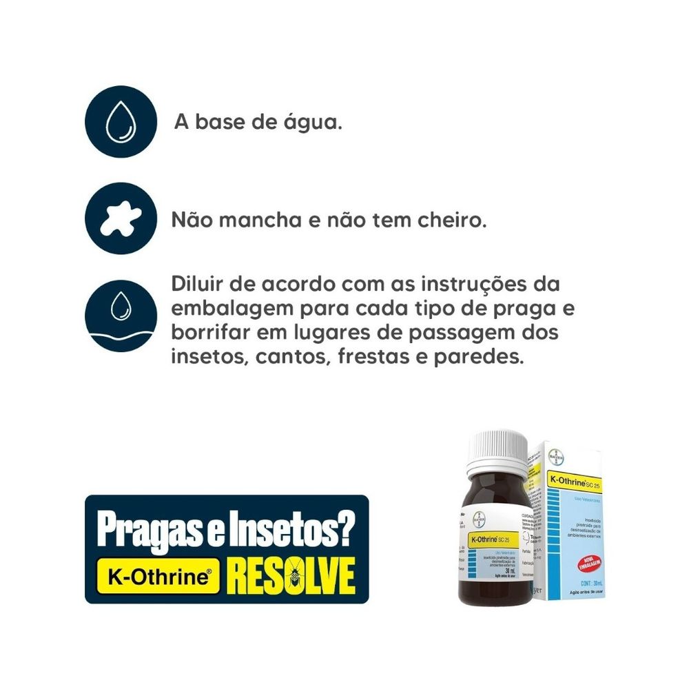 K-Othrine 30ml - Thony Ferragem