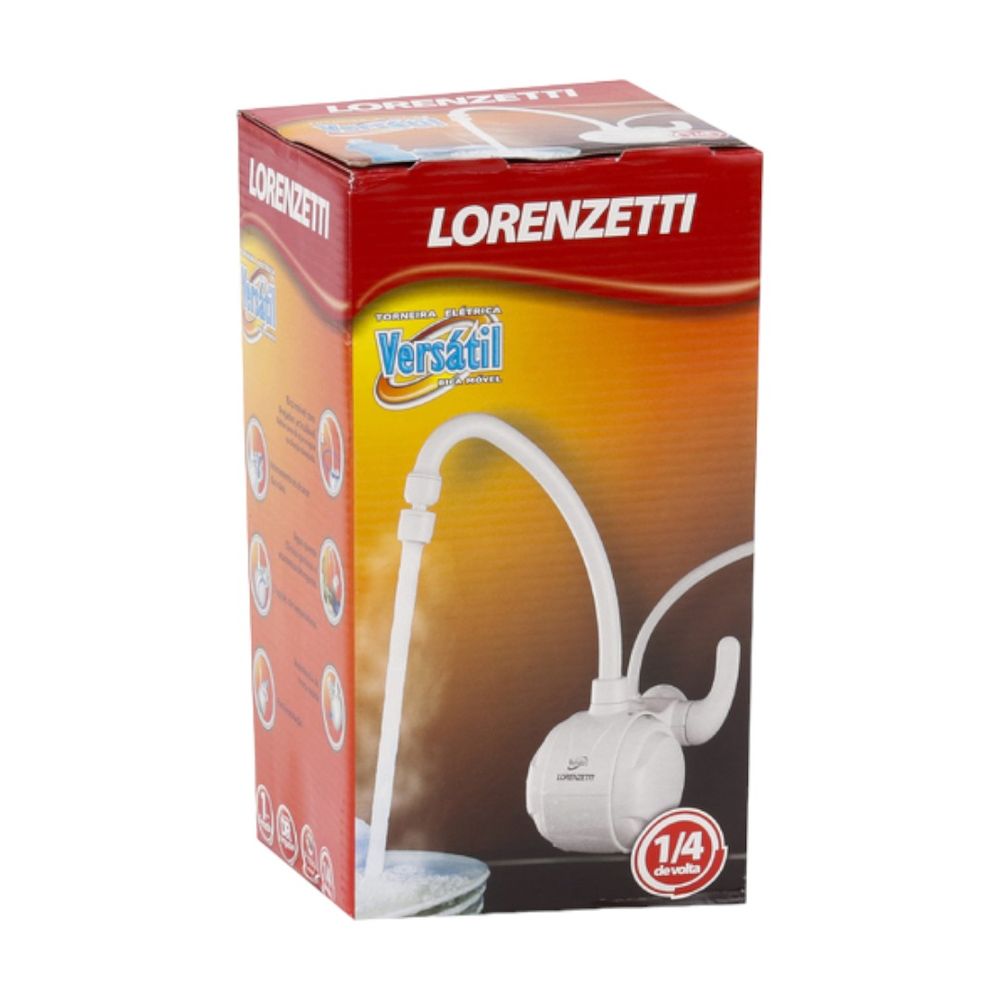 Torneira Eletrica Versatil 4500w Branca 127v Lorenzetti