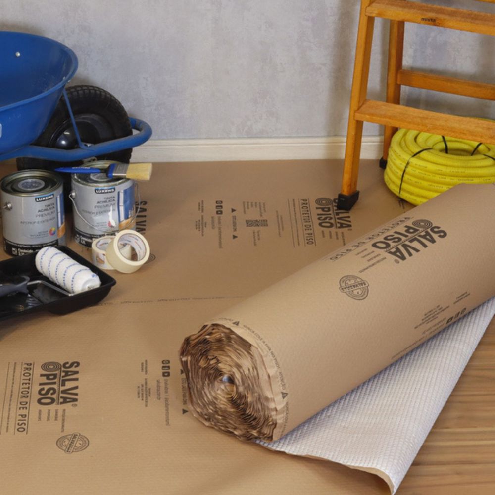 Kit Proteção Obra – Salva Piso + Fita + Proteção Pintura