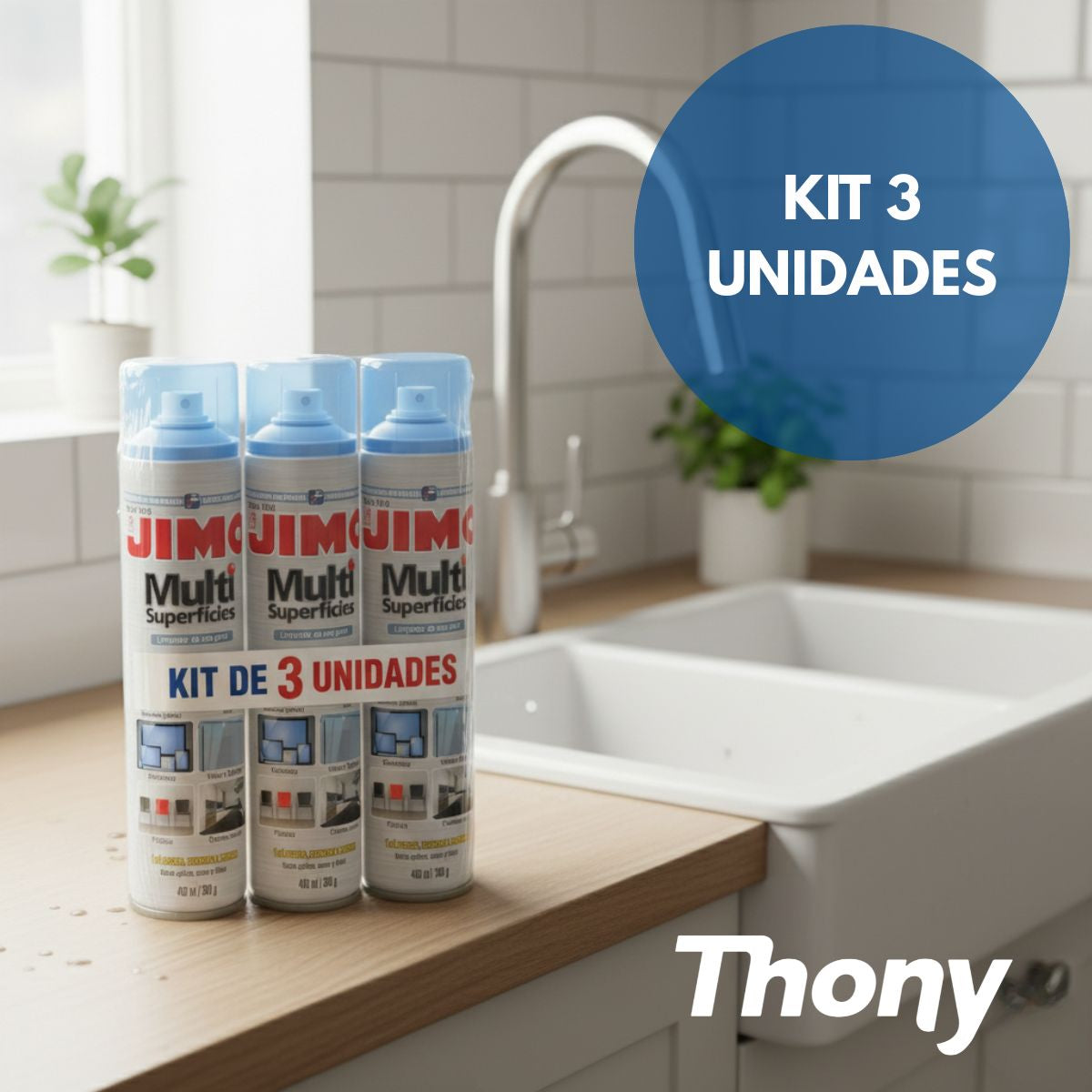 KIT 3 Multisuperficies  400ml Jimo