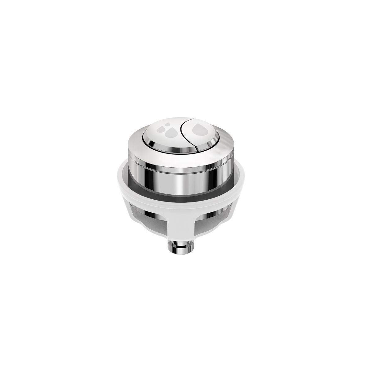 BOTAO ACIONAMENTO DUAL FLUSH CROMADO