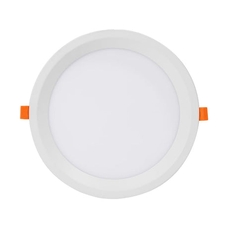 Painel Led Recuado Redondo 12w 3000k Lux  Taschibra - Thony Ferragem