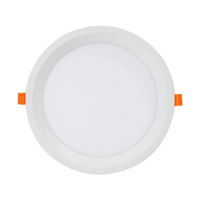 Painel Led Recuado Redondo 12w 3000k Lux  Taschibra - Thony Ferragem