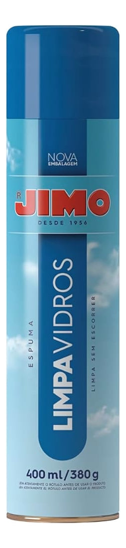 Limpa Vidro Aerossol 400ml Jimo