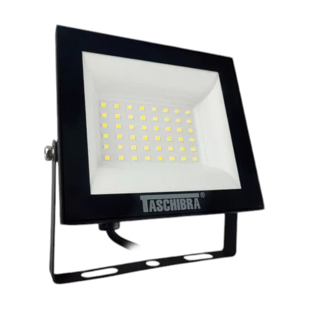 KIT 10  REFLETORES LED SLIM 150W 6500K PRETO