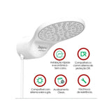 Ducha Moment Eletrônica 5500W 127V Branco Zagonel - Thony Ferragem