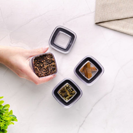 Conjunto 6 Potes Herméticos Para Temperos Condimentos 150ml OU - Thony Ferragem