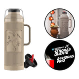 GARRAFA TERMICA CHIMARRITA BEGE 1L - Thony Ferragem