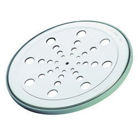 Grelha Inox 250mm Redonda S/ Fecho C/ Moldura 2990 - Thony Ferragem