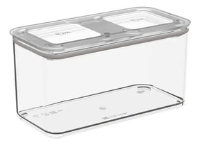 Pote Hermético Retangular  1,3L Cristal Coza - Thony Ferragem