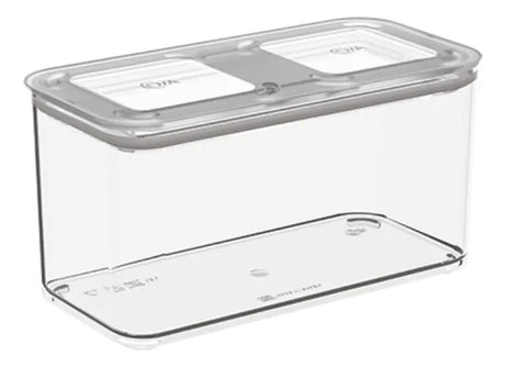 Pote Hermético Retangular  1,3L Cristal Coza - Thony Ferragem