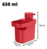 Dispenser para Detergente Trium 650ml Cores - Thony Ferragem