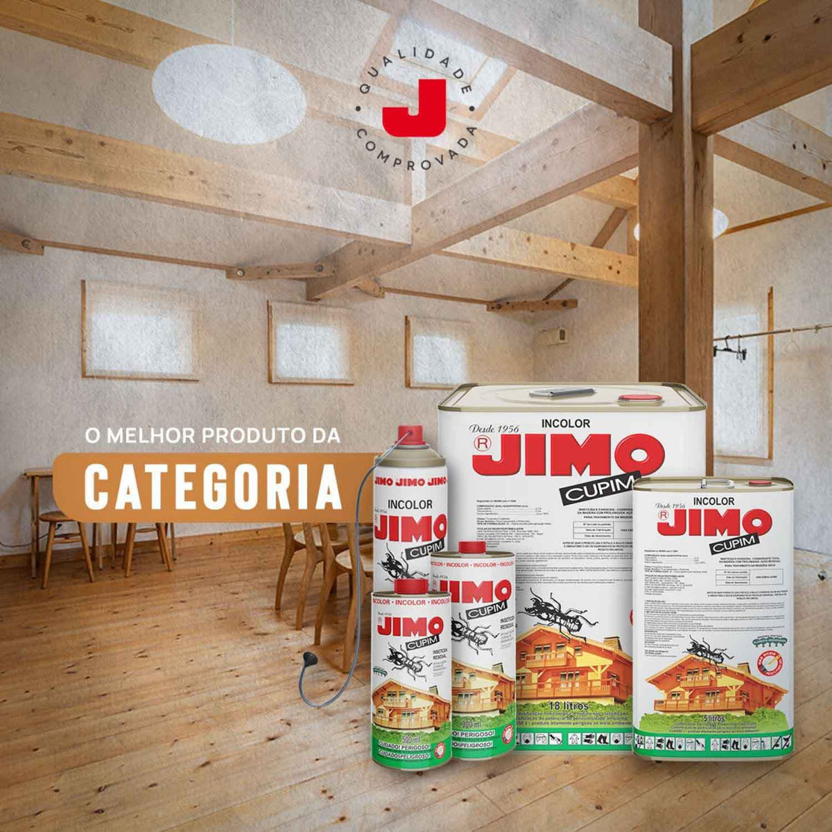 Cupinicida Residual Incolor 900ml Jimo