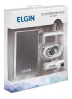 Kit Carregador Bateria Portatil 3000mah Elgin - Thony Ferragem