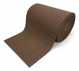 Tapete Duna Soft 65cm Barrado/Marrom Uzoo - Thony Ferragem