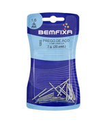 Cartela Prego Aço 1,60 X 25mm C/ Cabeça 20pc BemFixa