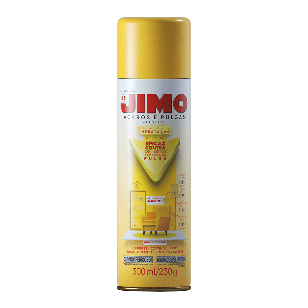 Ácaros e Pulgas Aerossol 300ml Jimo