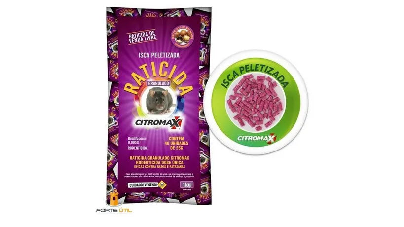 Raticida Peletizada 25g - Thony Ferragem