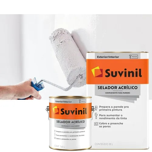 Selador Acrilico Exterior/Interior 3.6l Suvinil - Thony Ferragem