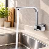 Torneira para Cozinha de Parede Cano Reto 9298 C100 Rainha Metais